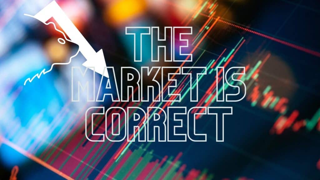 the market is correct 相場が正しい