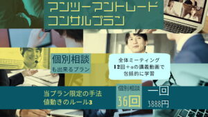 マンツーマントレードコンサルプラン