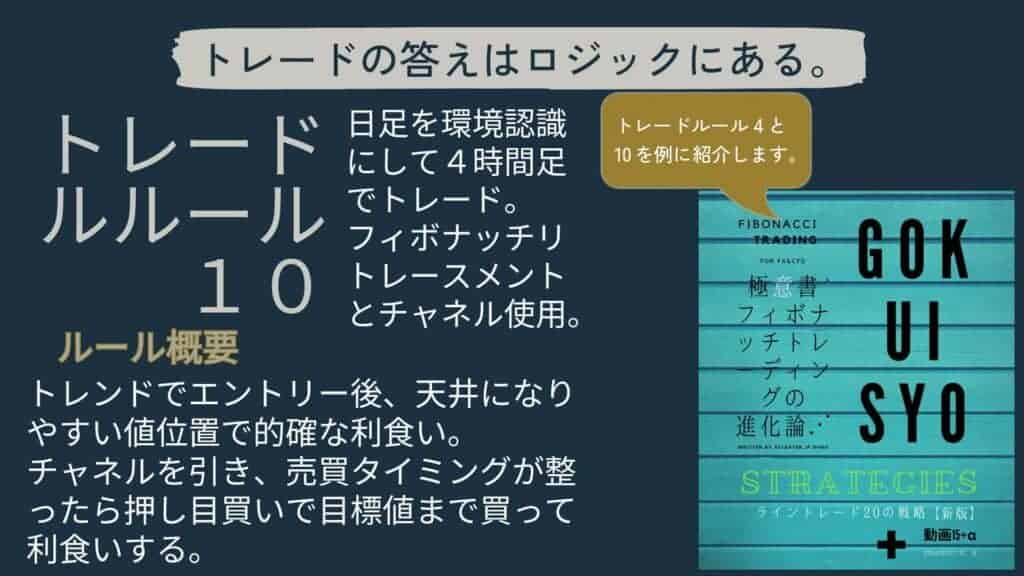トレードルール10は長期戦略