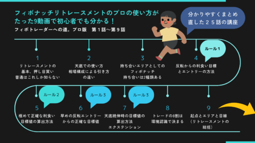 フィボトレーダーへの道。プロ版1-9