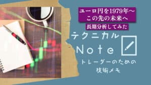 テクニカルnote ユーロ円を1979年～この先の未来へ 長期分析してみた vo15